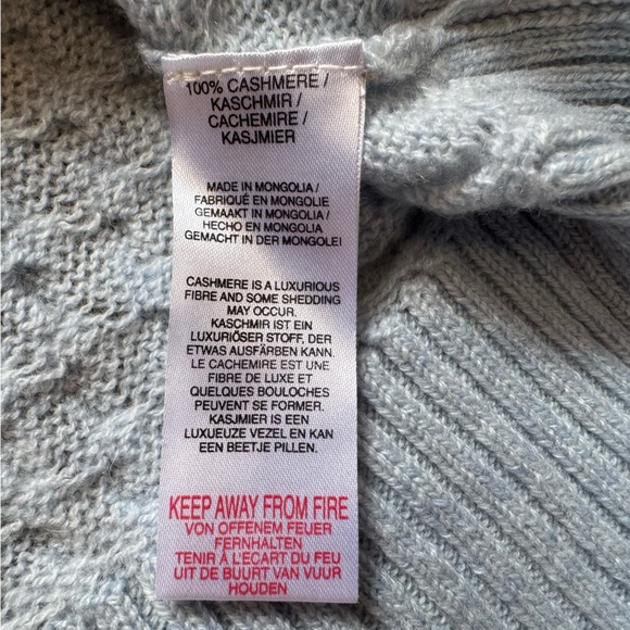 NWT Brodie Ombre 100% Cashmere Sweater (FLAW) - Picture 9 of 10